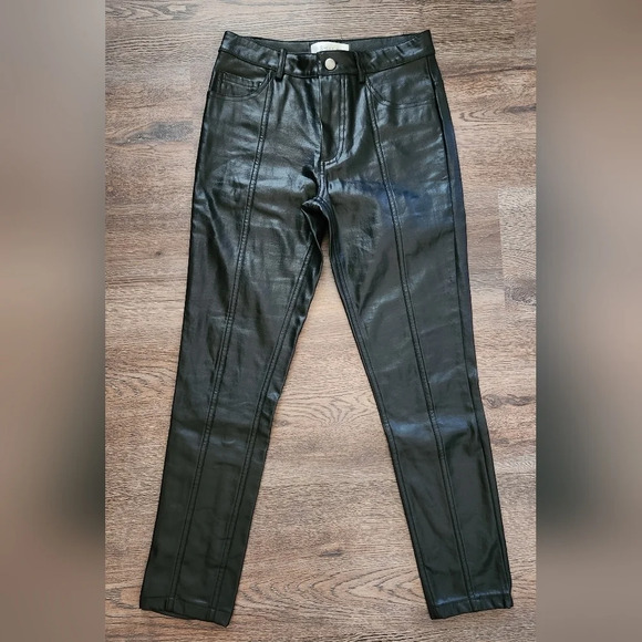 Shilla Faux Leather Pants. - Picture 1 of 10